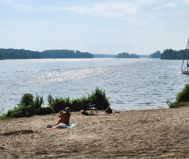 Badestelle bei Karolinenhof